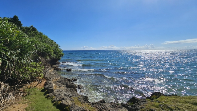 沖縄の海の風景、海水のイメージ